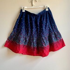 NWOT Delia’s High waisted floral skirt (size 7)